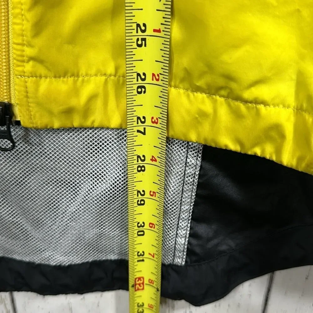 Polo Sport RLX Vest Mens Yellow Zip Up Cycling Lightweight Packable Golf Pockets